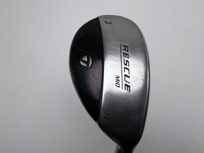 TaylorMade Rescue Mid 3 Hybrid 19* Stiff Graphite Mens RH