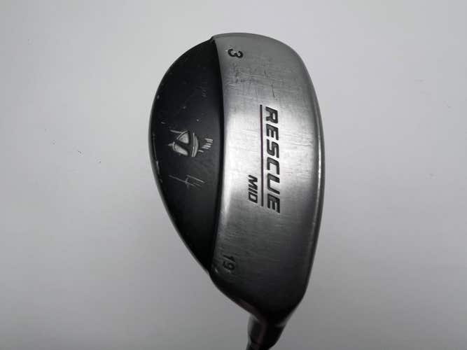 TaylorMade Rescue Mid 3 Hybrid 19* Stiff Graphite Mens RH
