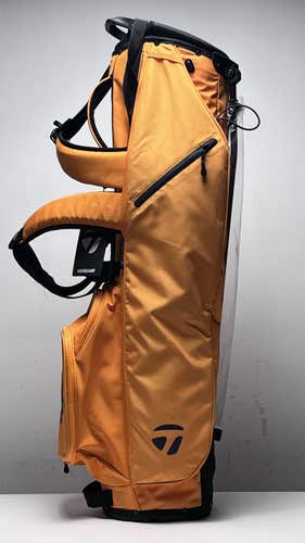 TaylorMade FlexTech Carry Bag Orange 3-Way Divide Dual Strap Golf Bag