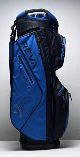 Callaway REVA Ladies Cart Bag Blue 14-Way Divide Single Strap Golf Bag