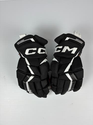 New 15" CCM Jetspeed FT6 Pro Hockey Gloves - Black