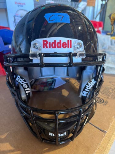 NEW RIDDELL YOUTH SPEED CLASSIC FOOTBALL HELMET - MEDIUM - BLACK