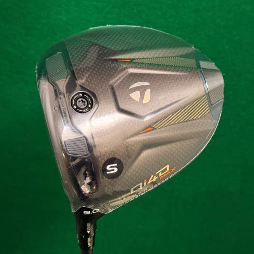 NEW LH TaylorMade Qi4D Max 9 Driver Mitsubishi REAX 60-S Graphite Stiff w/HC