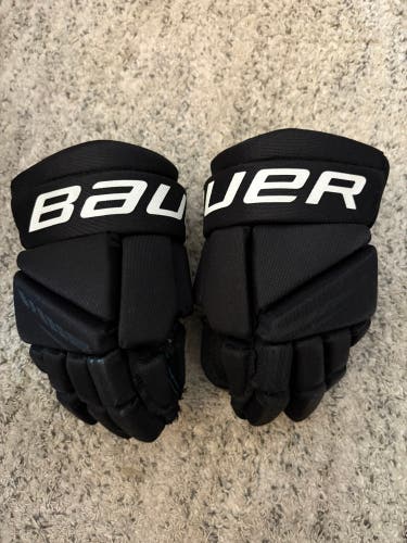 Black Youth Bauer X Gloves 9" (Used)