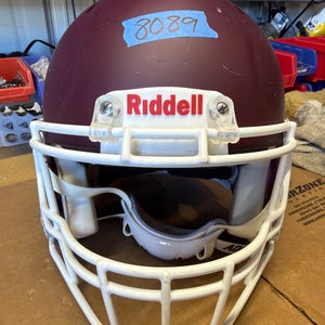 USED RIDDELL SPEED ICON ADULT HELMET - XL - FLAT MAROON