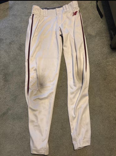 White Men's Medium Adult New Balance Game Pants (Used)