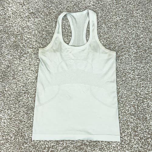 Lululemon Tank Top Womens 6 Gray Swiftly Tech Racerback Yoga Gym Workout Sport