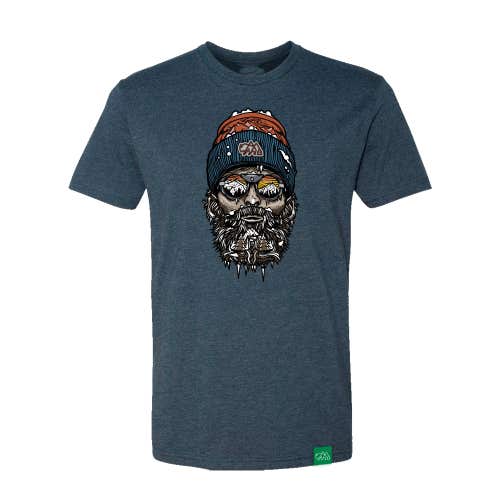 Wild Tribute Iceman T-Shirt - Midnight Navy