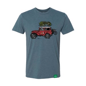 Wild Tribute Stay Wild T-Shirt - Indigo