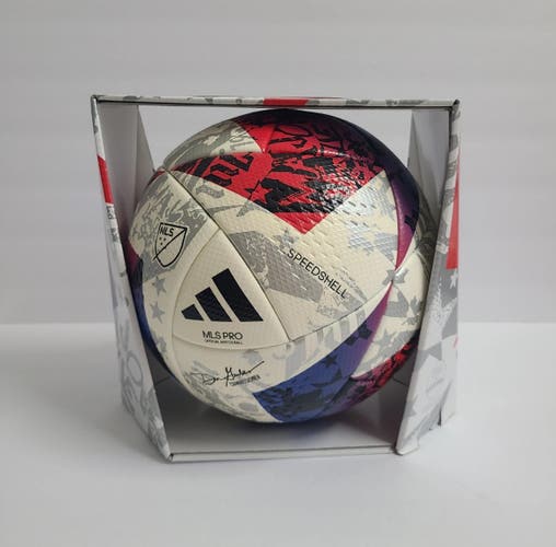 Adidas MLS Official Match Ball 2023 Soccer Game Ball HT9026 Size 5 White Blue
