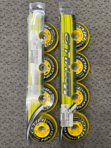 2-pack (8 wheels) Hi-Lo 80MM Roller Hockey (New)
