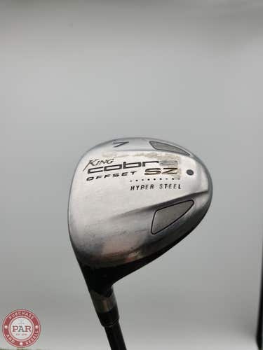 LEFTY 2003 COBRA SZ OFFSET 7 WOOD REG MITSU RAYON SL-60G GOOD
