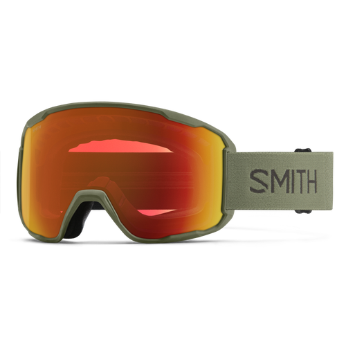 Smith Preview Snow Goggle - Fatigue Green | ChromaPop Everyday Red Mirror