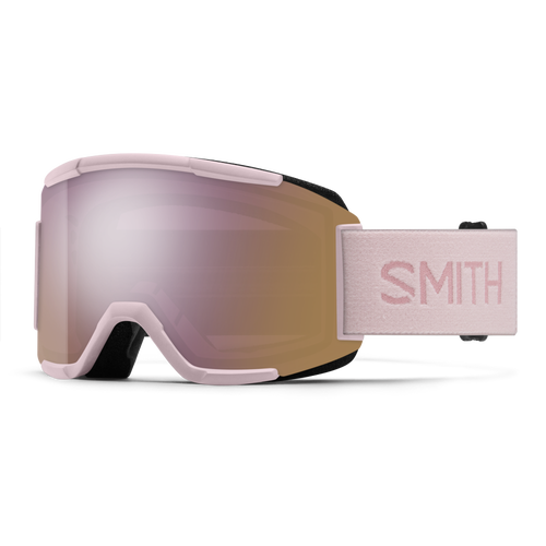 Smith Squad Snow Goggle - Carnation | ChromaPop Everyday Rose Gold Mirror