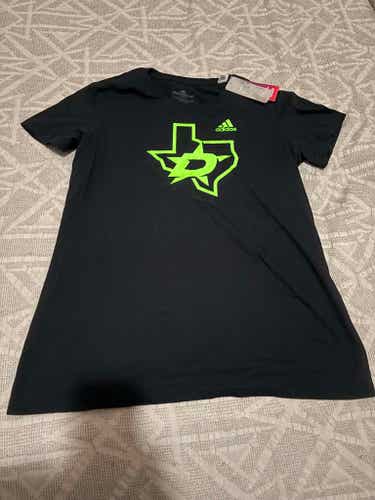 Dallas Stars NHL Adidas Short Sleeve Shirt, Size Women’s Medium