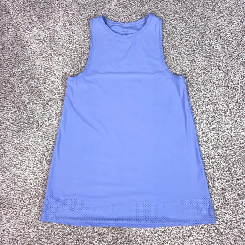 Athleta Dress Womens Small Petite Blue Pacifica II Cover Up Swim Beach Tank Top