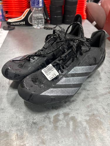 Used Adidas Adult FB Cleats Black Senior 9 11337-S000488962
