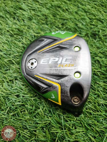 2019 CALLAWAY EPIC FLASH 3 WOOD 15* CLUBHEAD ONLY +HC GOOD