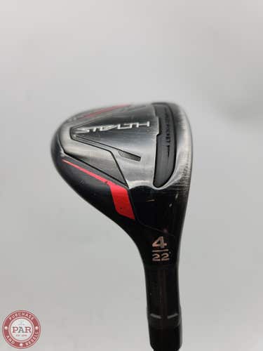 2022 TAYLORMADE STEALTH 4 HYBRID 22* STIFF FUJI VENTUS RED 7-S +HC GOOD