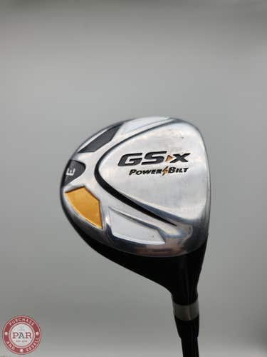 POWERBILT GSX 3 WOOD REG STOCK GRAPHITE +HC GOOD