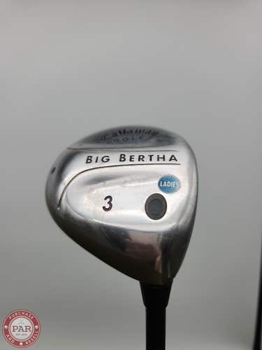 2004 CALLAWAY BIG BERTHA 3 WOOD LADIES GEMS 55W GOOD
