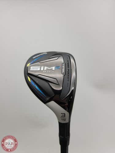 2021 TAYLORMADE SIM2 MAX 3 HYBRID 19* STIFF FUJI VENTUS BLUE 7-S +HC DEMO