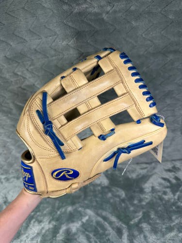 Brown Rawlings Gold Glove Elite RH Outfield Baseball Glove 12.75" (Used)