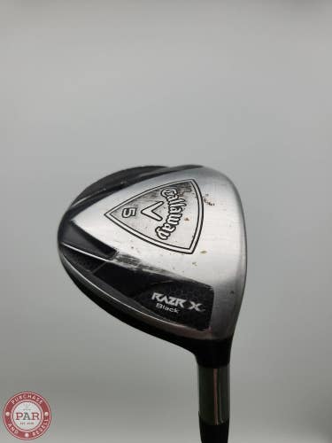 2011 CALLAWAY RAZR X BLACK 5 WOOD SENIOR STOCK GRAPHITE 55G GOOD
