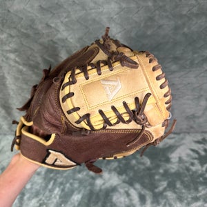 Brown Akadema RH Catcher's Baseball Glove 31" (Used)