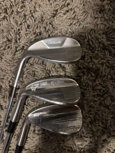 Left Handed Wedge Set Callaway Opus 50° TaylorMade MG 52° 56°