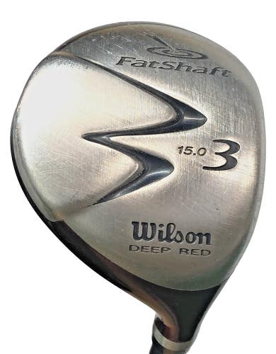 Wilson Deep Red 3 Wood RH Grafalloy Fat Sharft Regular Graphite 42.5" Good Grip