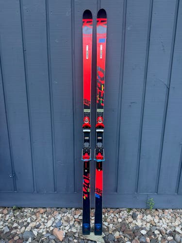 2024 Racing 209 cm Rossignol Hero FIS SG Skis With Bindings Max Din 18 (Used)