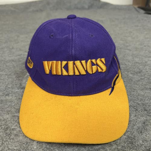 Minnesota Vikings Hat Cap Strap Back One Size NFL Football Mens SPL28 Sports