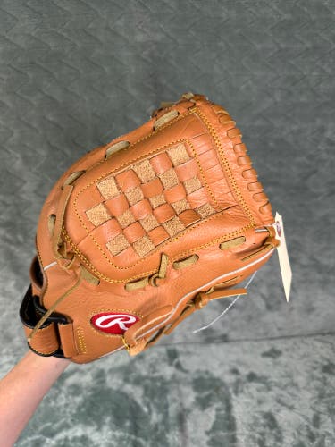 Brown Rawlings Select Series RH Pitcher's Baseball Glove 12.5" (Used)