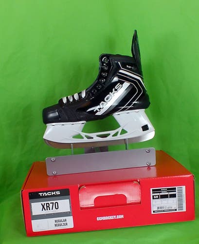 Black 2026 CCM Tacks XR70 Hockey Skates Senior Regular Width 8.0 (New)