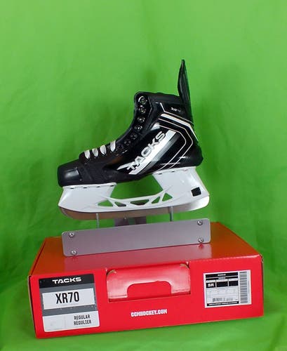 Black 2026 CCM Tacks XR70 Hockey Skates Senior Regular Width 8.5 (New)