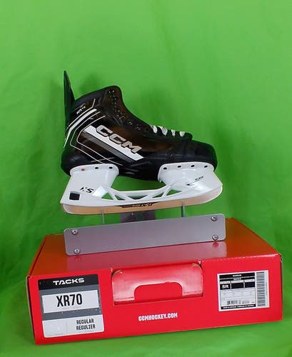 Black 2026 CCM Tacks XR70 Hockey Skates Senior Regular Width 10.5 (New)