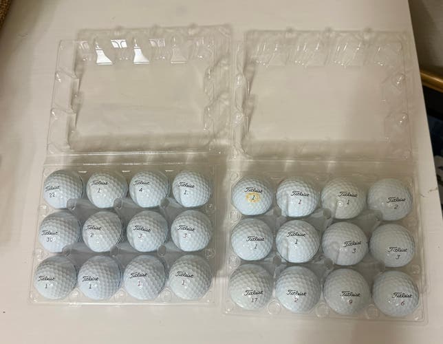 24 Titleist Pro V1 / Pro V1x Golf Balls – 2 Dozen