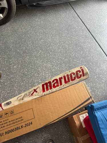 2023 Marucci CATX Alloy USSSA Certified Bat (-10) 18 oz 28" (Used)
