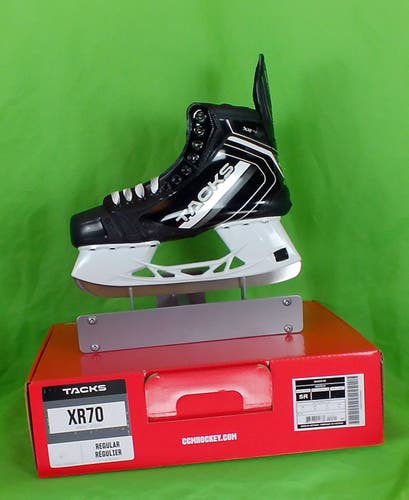 Black 2026 CCM Tacks XR70 Hockey Skates Senior Regular Width 9.5 (New)