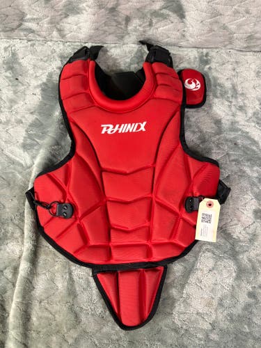 Red Intermediate  Catcher's Chest Protector (Used)