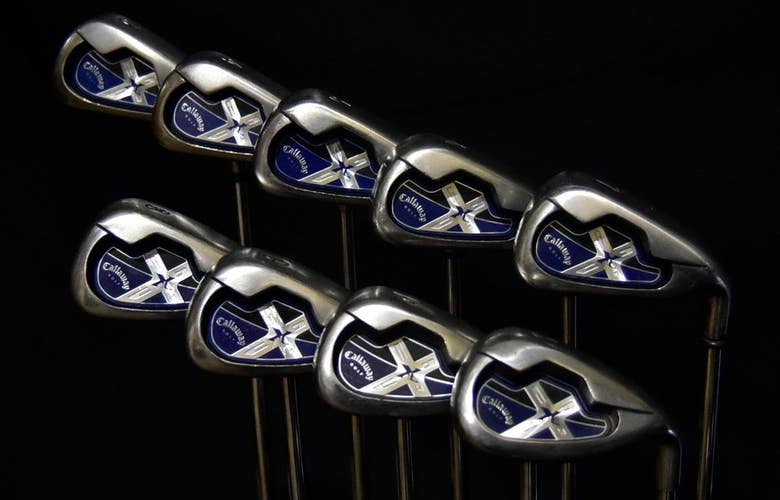 CALLAWAY X18 SERIES SET: 3-9,P,S IRONS SHAFT 39IN (5I), REGULAR FLEX, RH