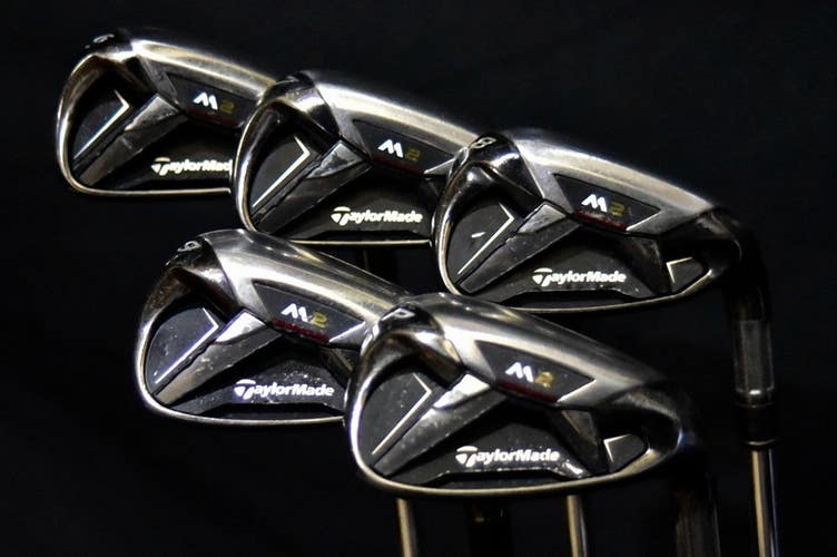 TAYLORMADE M2 IRON SET: 6-9,P IRONS SHAFT 38.5IN (6I), REGULAR FLEX,RIGHT HANDED