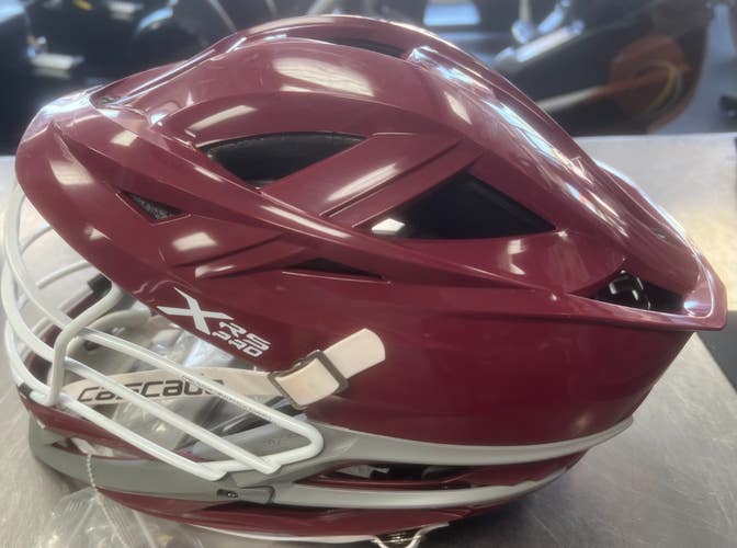 Cascade NEW XRS PRO MAROON Lacrosse Helmet Maroon One Size 11497-S000161099