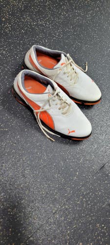 Used Puma Mens Golf Shoes White Senior 10 11497-S000161055