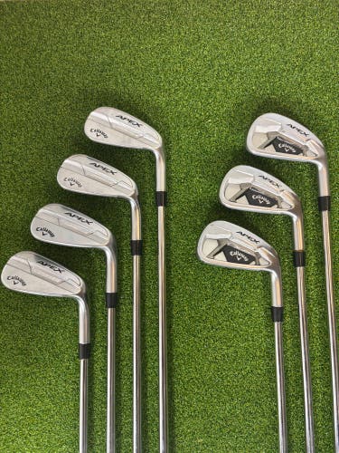 Men's Callaway Apex pro 21 Right Handed Iron Set Stiff Flex (Used)