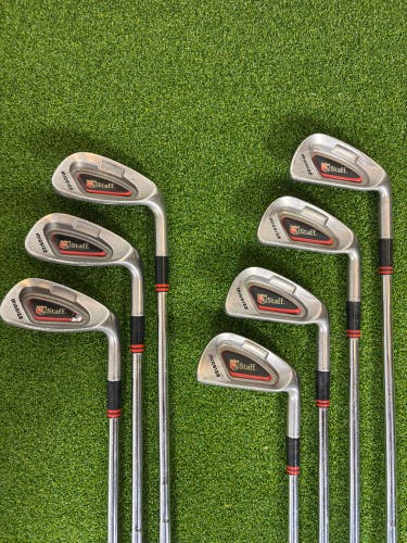 Men's Wilson Right Handed Iron Set Stiff Flex (Used)