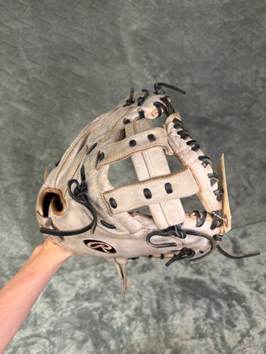 Gray Rawlings Heart of the Hide RH Catcher's Baseball Glove 33" (Used)