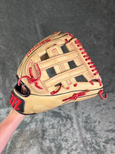 Brown Marucci Oxbow RH Outfield Baseball Glove 12" (Used)