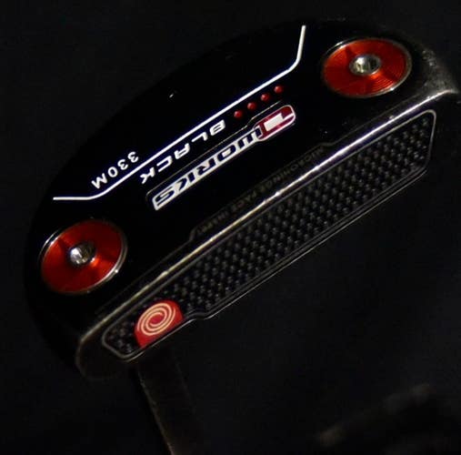 ODYSSEY O-WORKS BLACK 330M PUTTER LENGTH: 35 IN RIGHT HANDED NEW GRIP
